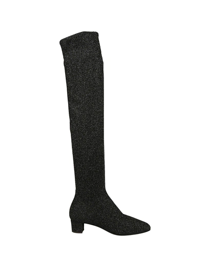 Shop Giuseppe Zanotti Pretty Over-knee Boots In Black