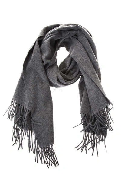 Shop Acne Studios Canada Black Scarf In Grey