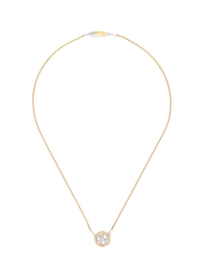Shop Buccellati 'ramage' Diamond 18k Gold Pendant Necklace