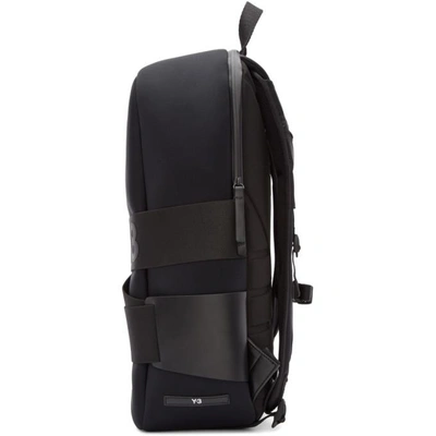 Y-3 Black Neoprene Qrush Backpack | ModeSens