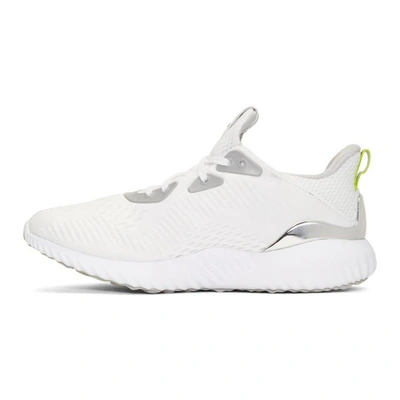 Shop Adidas By Kolor White Alphabounce 1 Sneakers