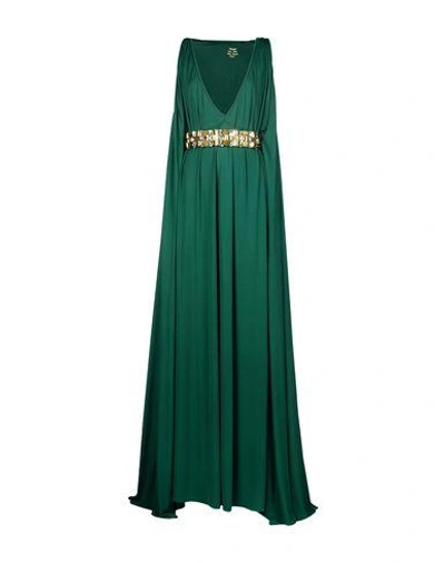 Shop Dsquared2 Long Dress In Emerald Green