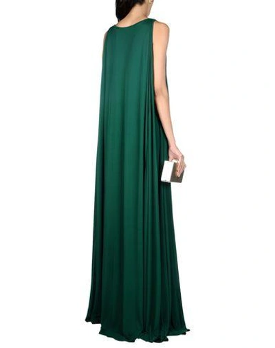 Shop Dsquared2 Long Dress In Emerald Green