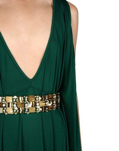 Shop Dsquared2 Long Dress In Emerald Green