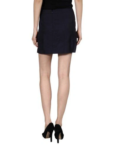 Shop Stella Mccartney Mini Skirt In Dark Blue