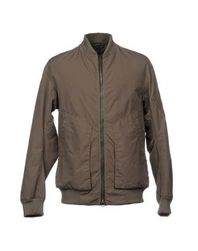 Shop Helmut Lang Jackets In Khaki