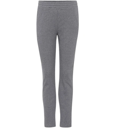 Shop Alexander Wang T Cotton Trackpants In Grey