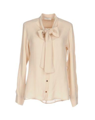 Shop Ottod'ame Shirts In Beige