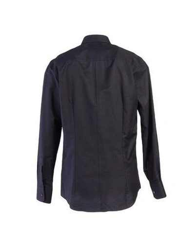 Shop Dolce & Gabbana Solid Color Shirt In Steel Grey