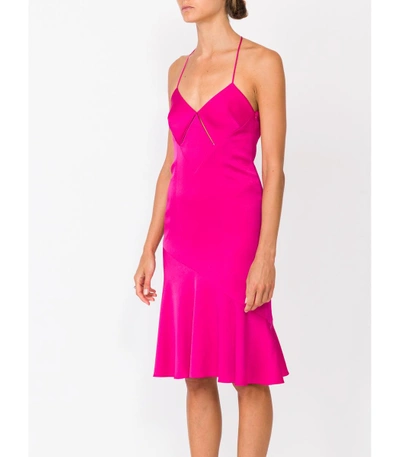 Shop Galvan Pink Cut Out Cocktail Dress