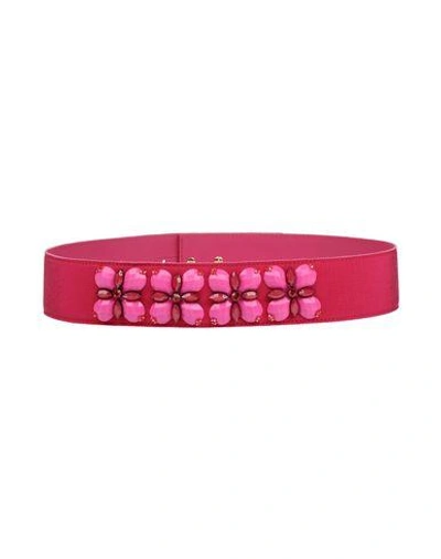 Shop Alberta Ferretti Belt In Fuchsia