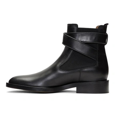 Shop Givenchy Black Shark Lock Boots