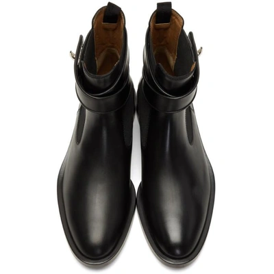 Shop Givenchy Black Shark Lock Boots