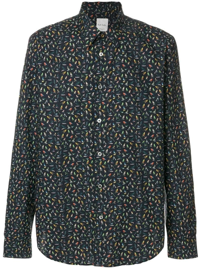 Shop Paul Smith Bird Print Shirt