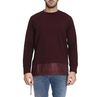 Shop Diesel Black Gold Sweater Sweater Men  In Burgundy
