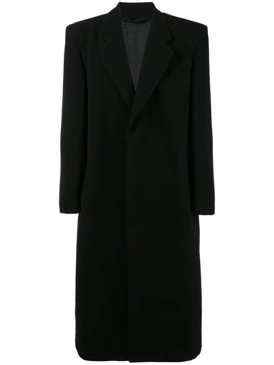 Shop Raf Simons Long Tailored Coat