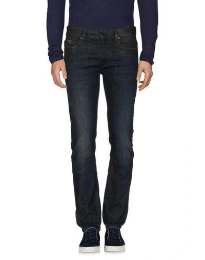 Shop Diesel Black Gold Denim Pants In Dark Blue