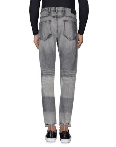 Shop Tortoise Denim Pants In Grey