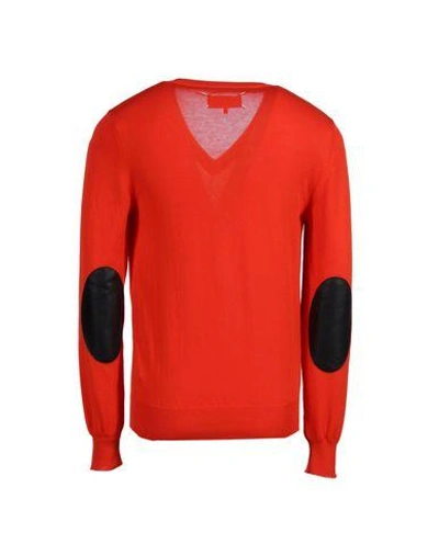 Shop Maison Margiela Sweaters In Orange