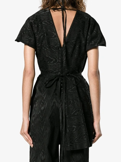 Shop Rosie Assoulin Jumpsuit Mit V-ausschnitt In Black