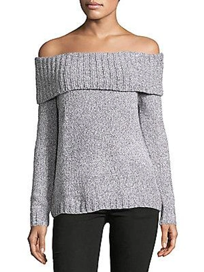 Shop Bb Dakota Bauer Off-the-shoulder Sweater In Light Heat