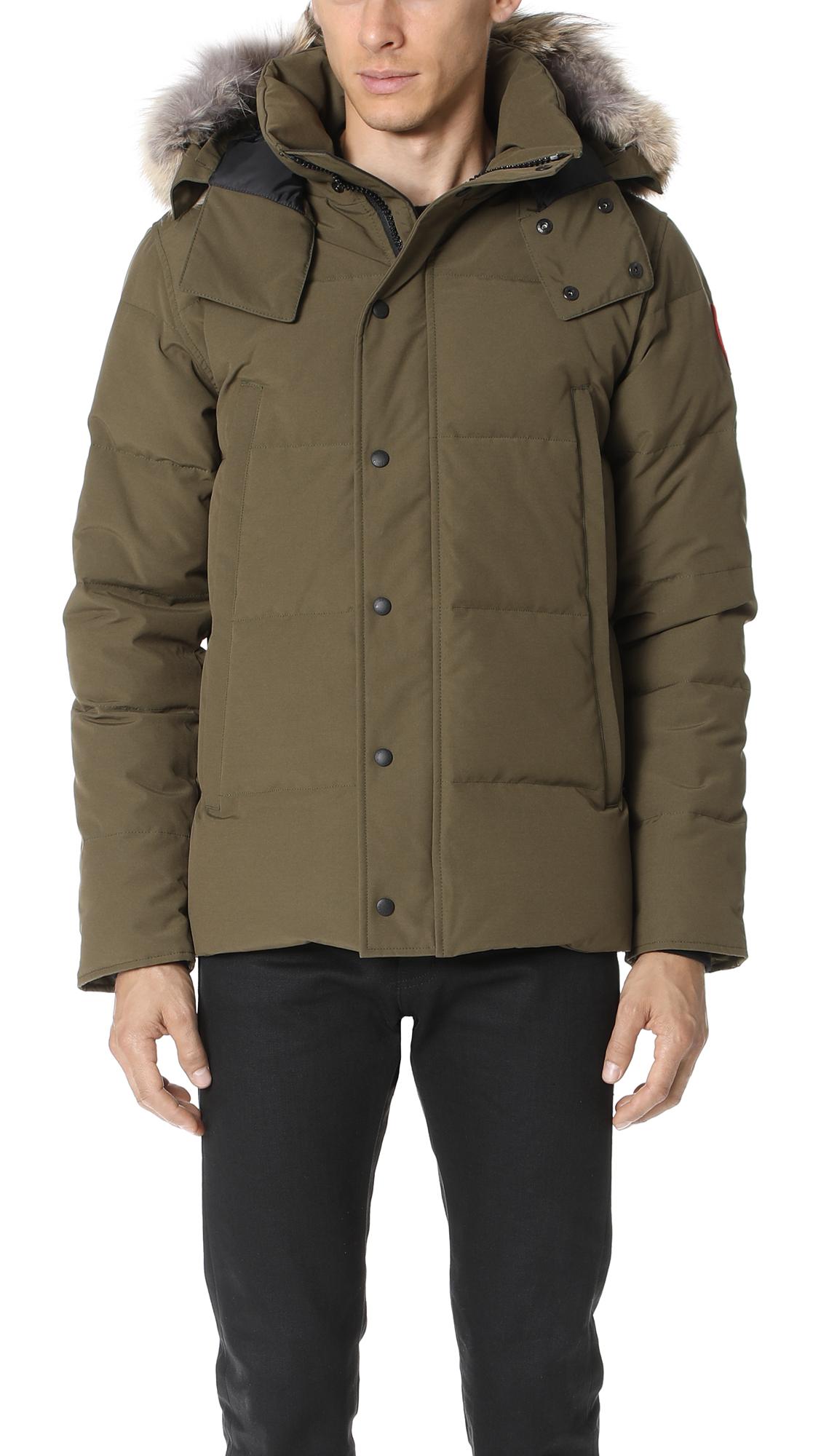 Canada Goose Wyndham Parka In Military Green | ModeSens