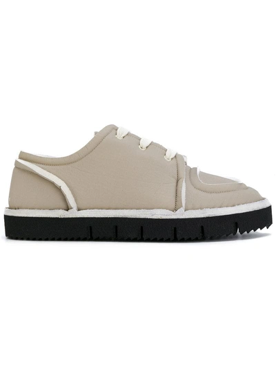Shop Marni Ogg Sneakers - Nude & Neutrals