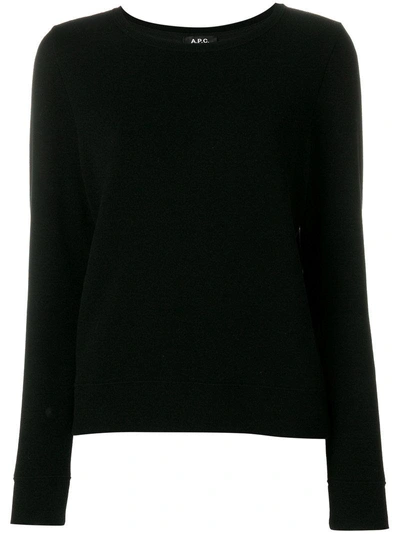 Shop Apc Classic Knitted Sweater