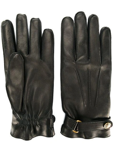 Shop Gucci Leather Gloves