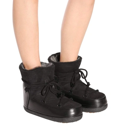 Shop Inuikii Classic Low Leather Boots In Black