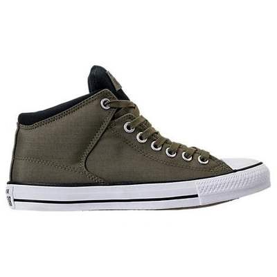 Shop Converse Men's Chuck Taylor All-star Cordura High Street Casual Shoes, Green