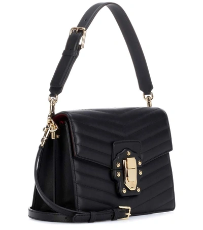 Shop Dolce & Gabbana Lucia Leather Shoulder Bag