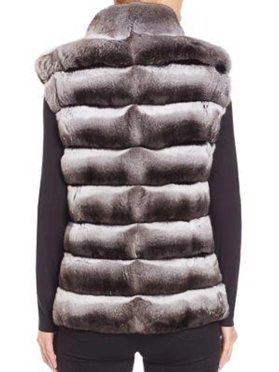 Shop The Fur Salon Chinchilla & Mink Fur Vest In Natural
