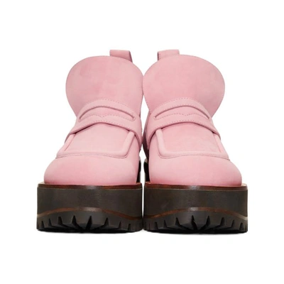 Shop Sies Marjan Pink Jane Chukka Boots In Old Rose