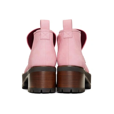 Shop Sies Marjan Pink Jane Chukka Boots In Old Rose