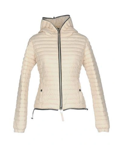 Shop Duvetica Down Jacket In Ivory