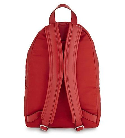 Shop Givenchy Bambi Print Canvas Backpack In Red