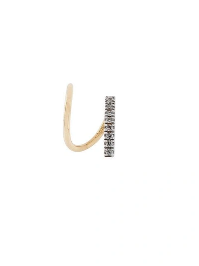 Shop Maria Black 14kt Gold Darcy & Bela Blanc Diamond Set Of Earrings