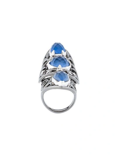 Shop Stephen Webster Long Finger Ring - Blue