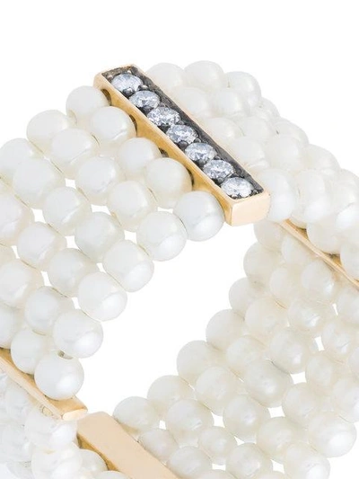 Shop Anissa Kermiche Plurielle Dorée Pearl Ring In Metallic
