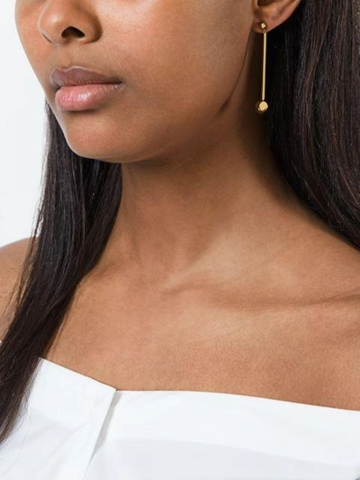Shop Maria Black 'orbit' Earrings In Metallic