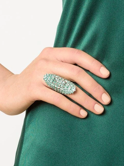 Shop Venyx 'lady Caiman' Ring In Metallic
