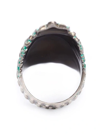 Shop Venyx 'lady Caiman' Ring In Metallic