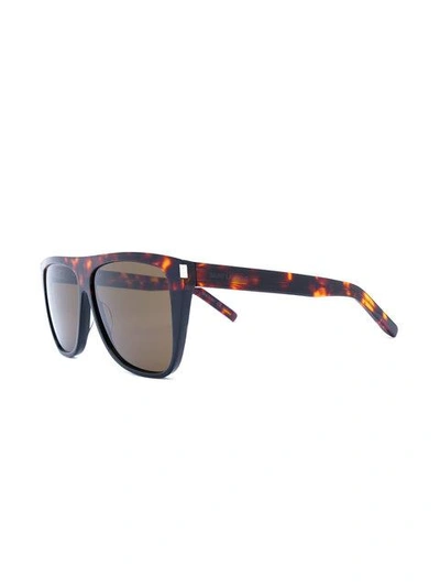 Shop Saint Laurent New Wave 1 Sunglasses
