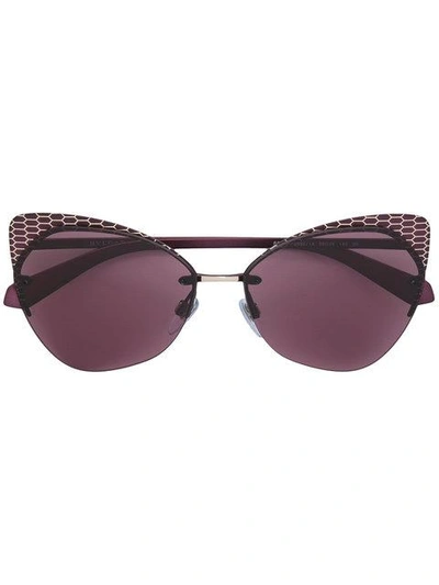 Shop Bulgari Cat Eye Sunglasses