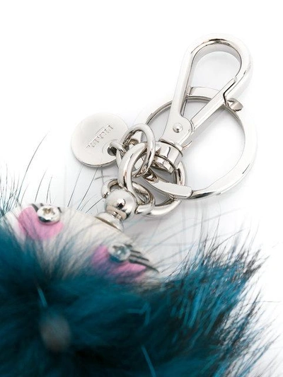 Shop Prada Mink Fur Keyring