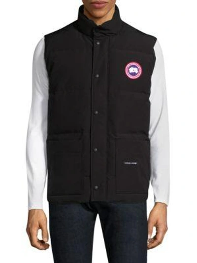 Shop Canada Goose Quilted Freestyle Vest In Blue