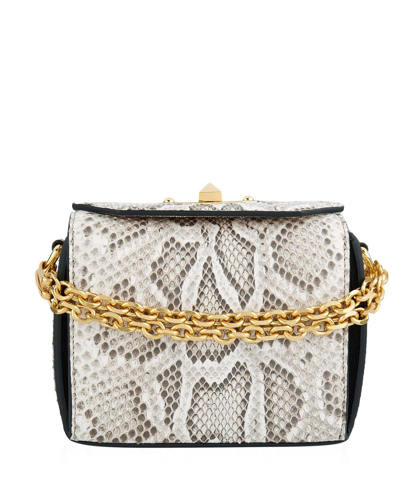 alexander mcqueen python bag