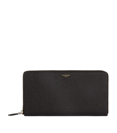 Shop Givenchy Zipped Travel Wallet In Black