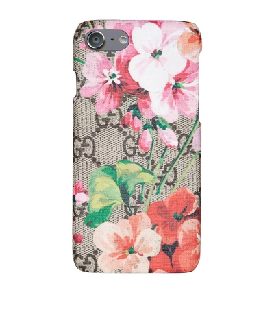 Shop Gucci Blooms Iphone 7 Phone Case In Dry Rose